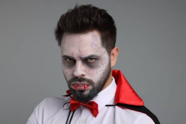 Male Vampire Makeup